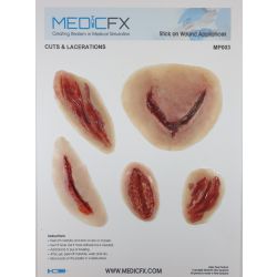 MFX-MP003 Sheets with stick on Cuts and Lacerations